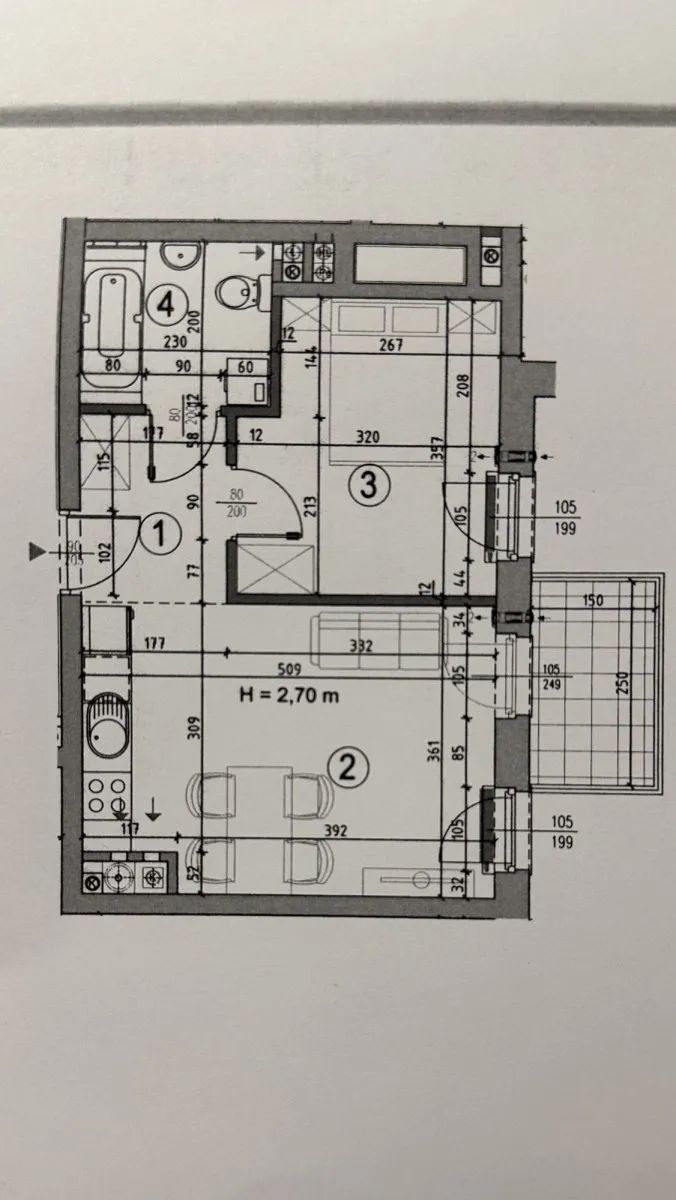 Mieszkanie 36.29 m² · Warszawa — zdjęcie 3