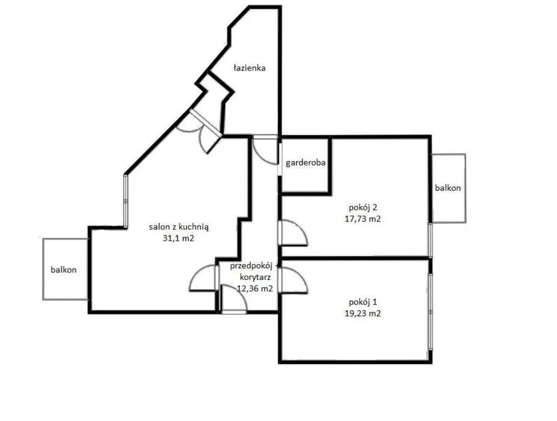 Mieszkanie 87.6 m² · Warszawa — zdjęcie 4